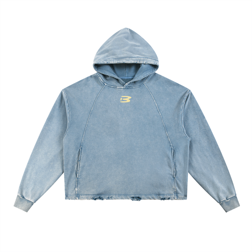 Fracture Hoodie — Icy Blue