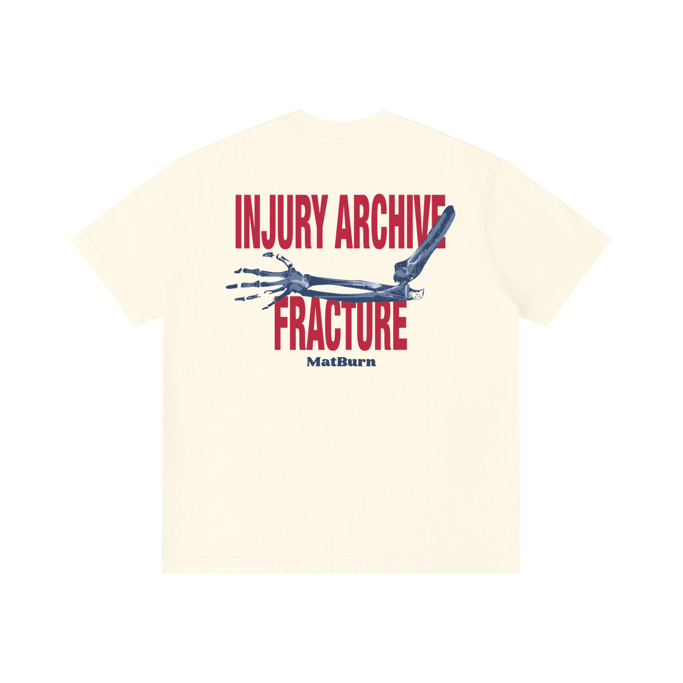 Injury Archive Tee — Ivory