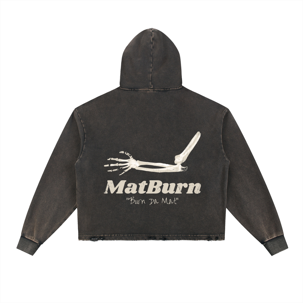 Fracture Hoodie — Vintage Black