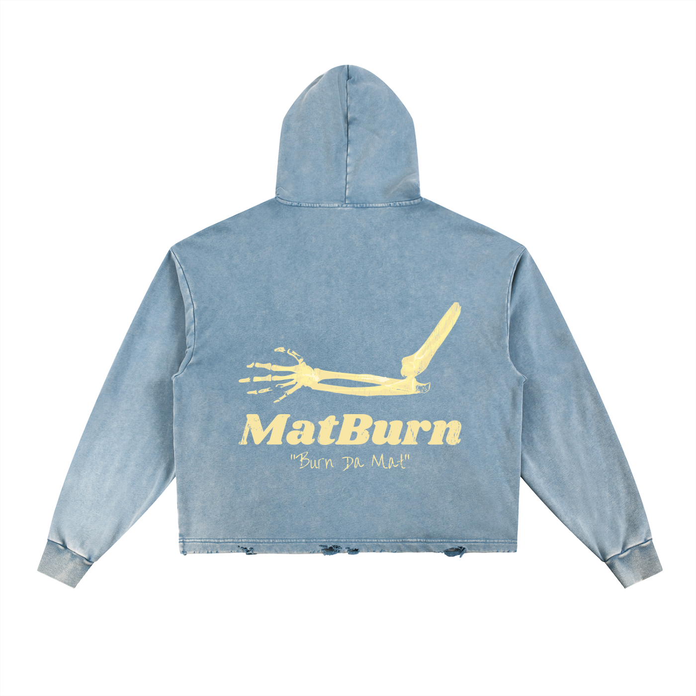 Fracture Hoodie — Icy Blue